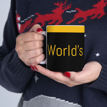 World's Best Dad Ceramic Mug | Gift for Father's Day, Birthday, Coffee Lovers, Personalized Dishwasher Safe