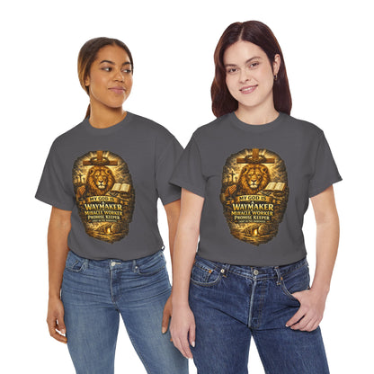 Lion of Judah Waymaker Christian T-Shirt - product view