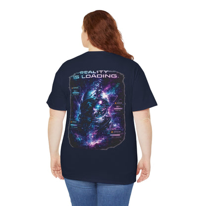 Cosmic Glitch Reality Is Loading Astronaut T-Shirt - product view