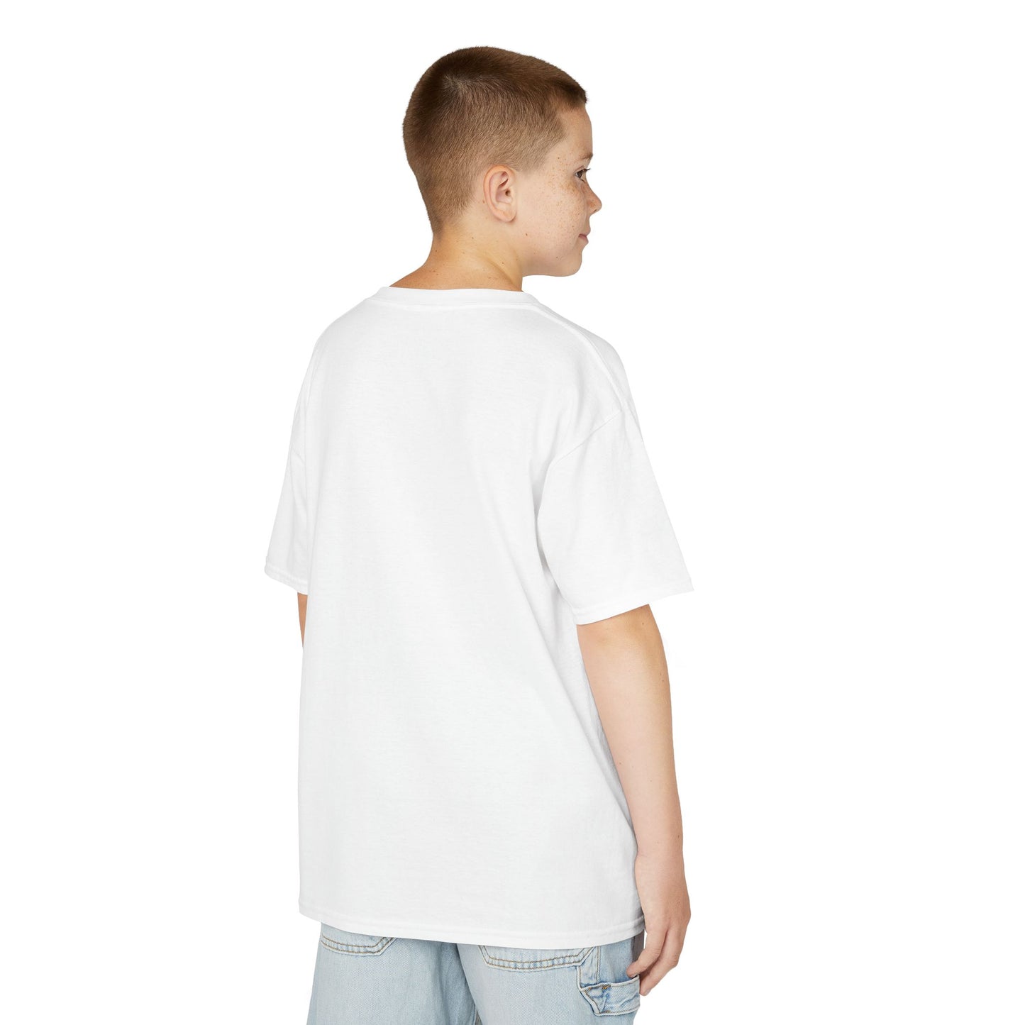 Adorable Cat-Themed Kids Heavy Cotton Tee - Perfect for Animal Lovers, Birthday Gifts, Everyday Wear, Celebration Attire, Cat Enthusiasts