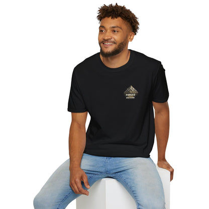 Mountain 'Forged by Pressure' T‑Shirt — Inspirational Outdoor Graphic Tee