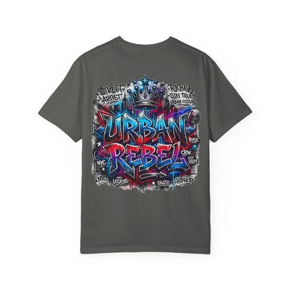 T-Shirt — Urban Rebel Graffiti Tee ("Urban Rebel" Back Design)