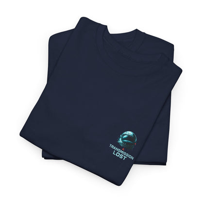 Transmission Lost Astronaut T-Shirt | Sci-Fi Space Graphic Tee, Futuristic Cosmic Streetwear Shirt