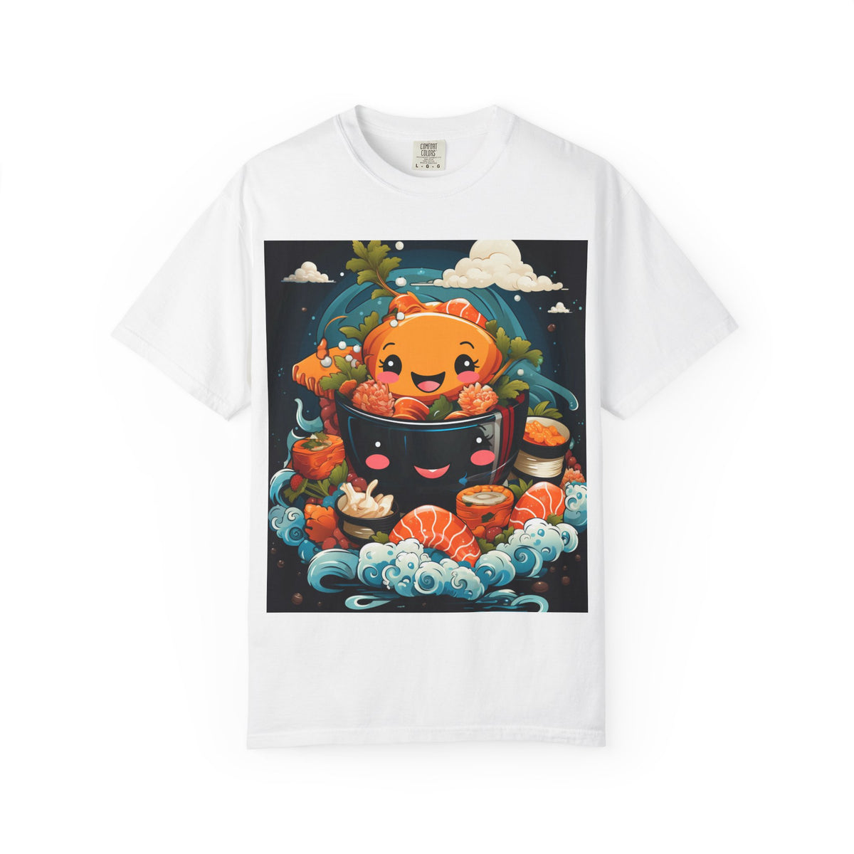 Cute Ramen Bowl T-Shirt | Foodie Graphic Tee - product view