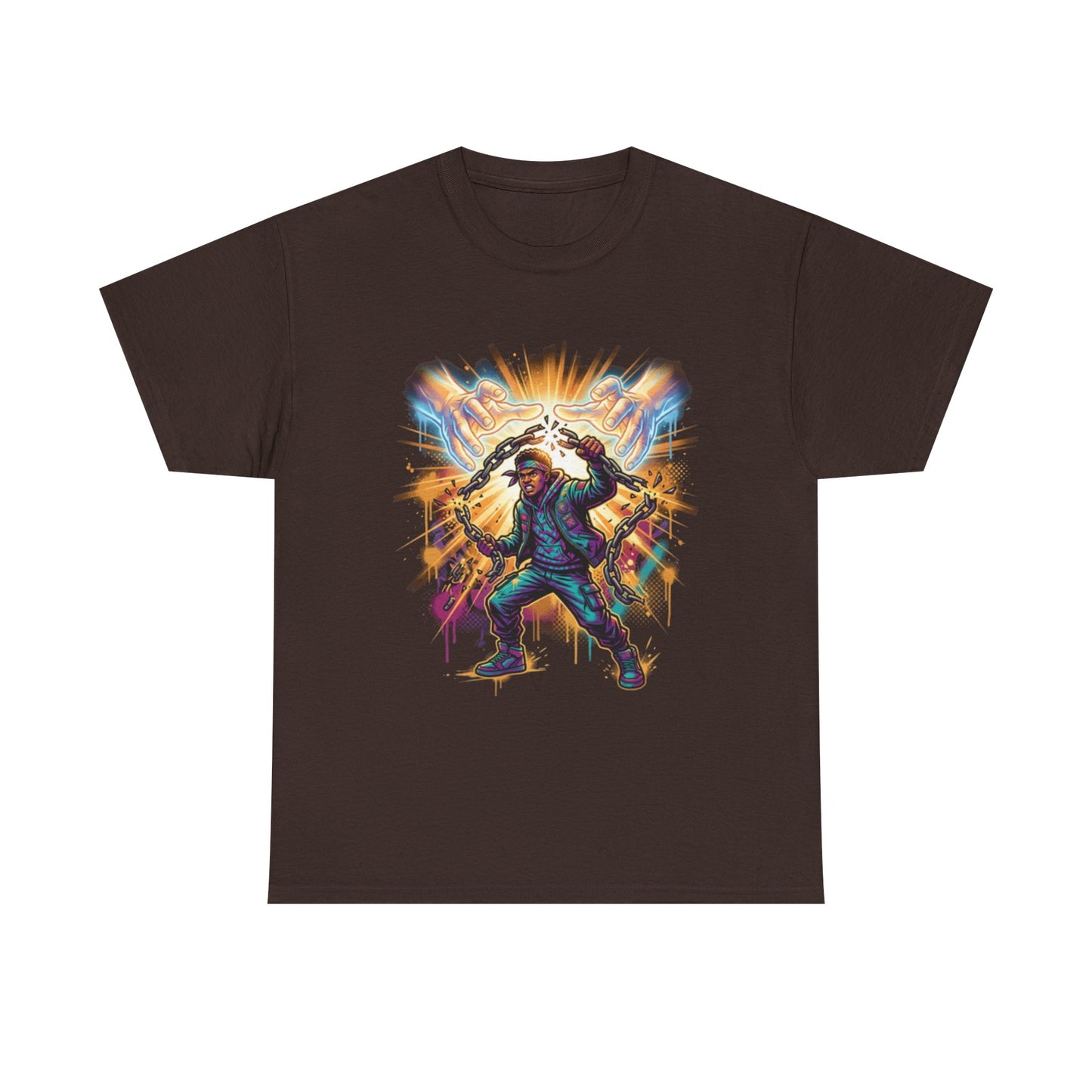 Break Every Chain Christian T-Shirt – Faith Streetwear Graphic Tee, Spiritual Freedom Jesus Shirt, Bold Religious Apparel
