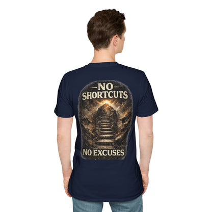 No Shortcuts No Excuses Men's Graphic T-Shirt