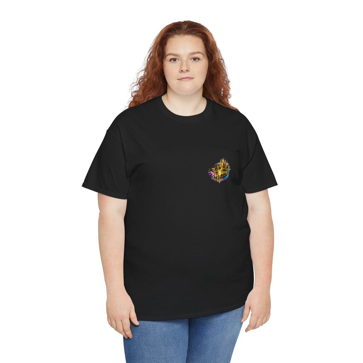 Heaven Hits Different Christian T-Shirt - product view