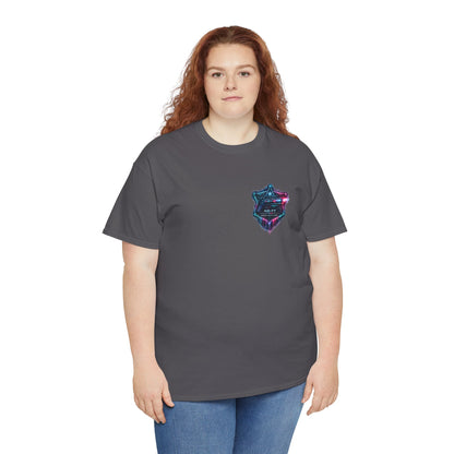 Neon Outlaw Cyberpunk Graphic T-Shirt - product view