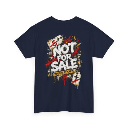 Not For Sale Christian Graphic T-Shirt | Bought By Christ Faith Streetwear Tee
