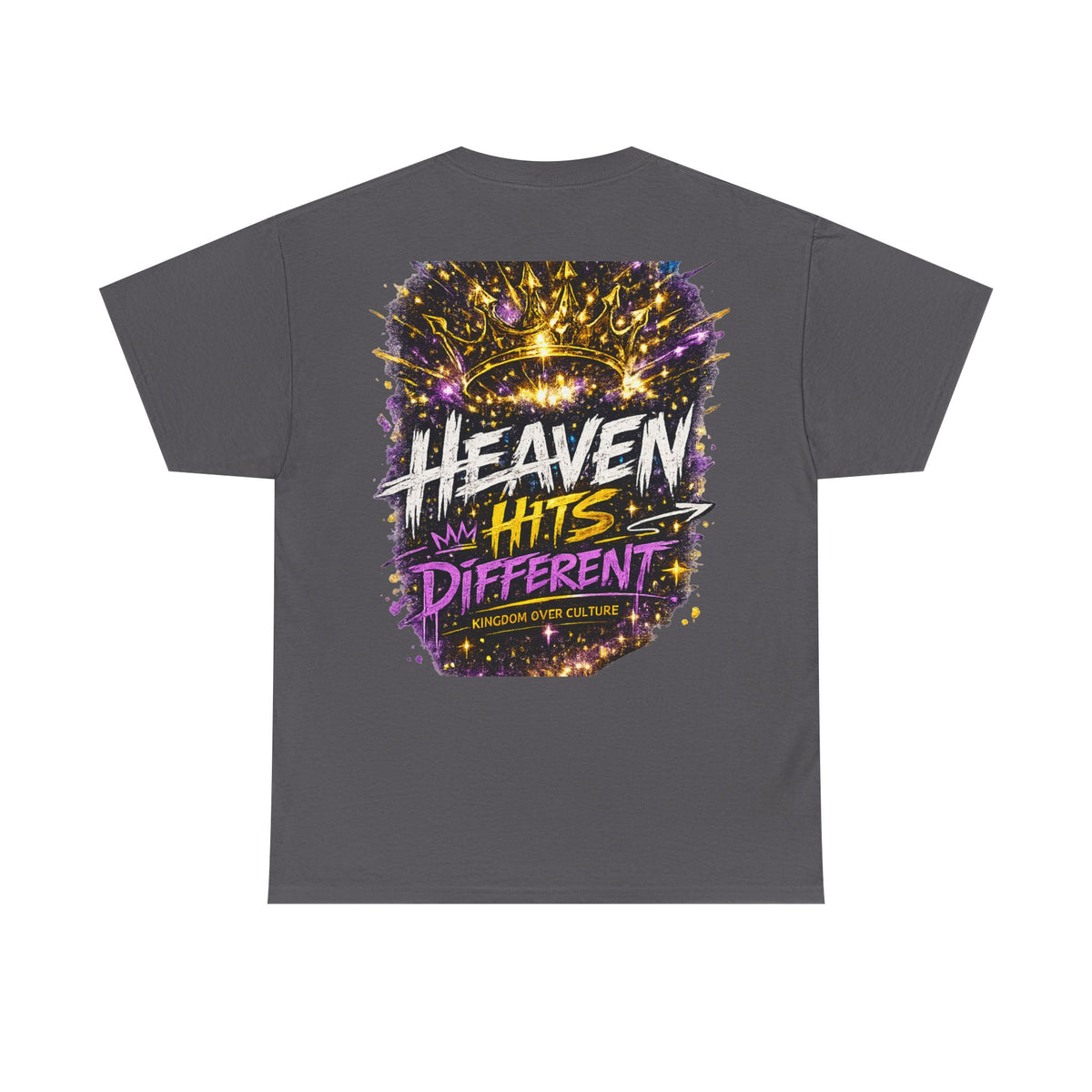 Heaven Hits Different Christian T-Shirt - product view