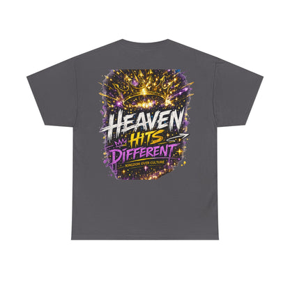 Heaven Hits Different Christian T-Shirt - product view