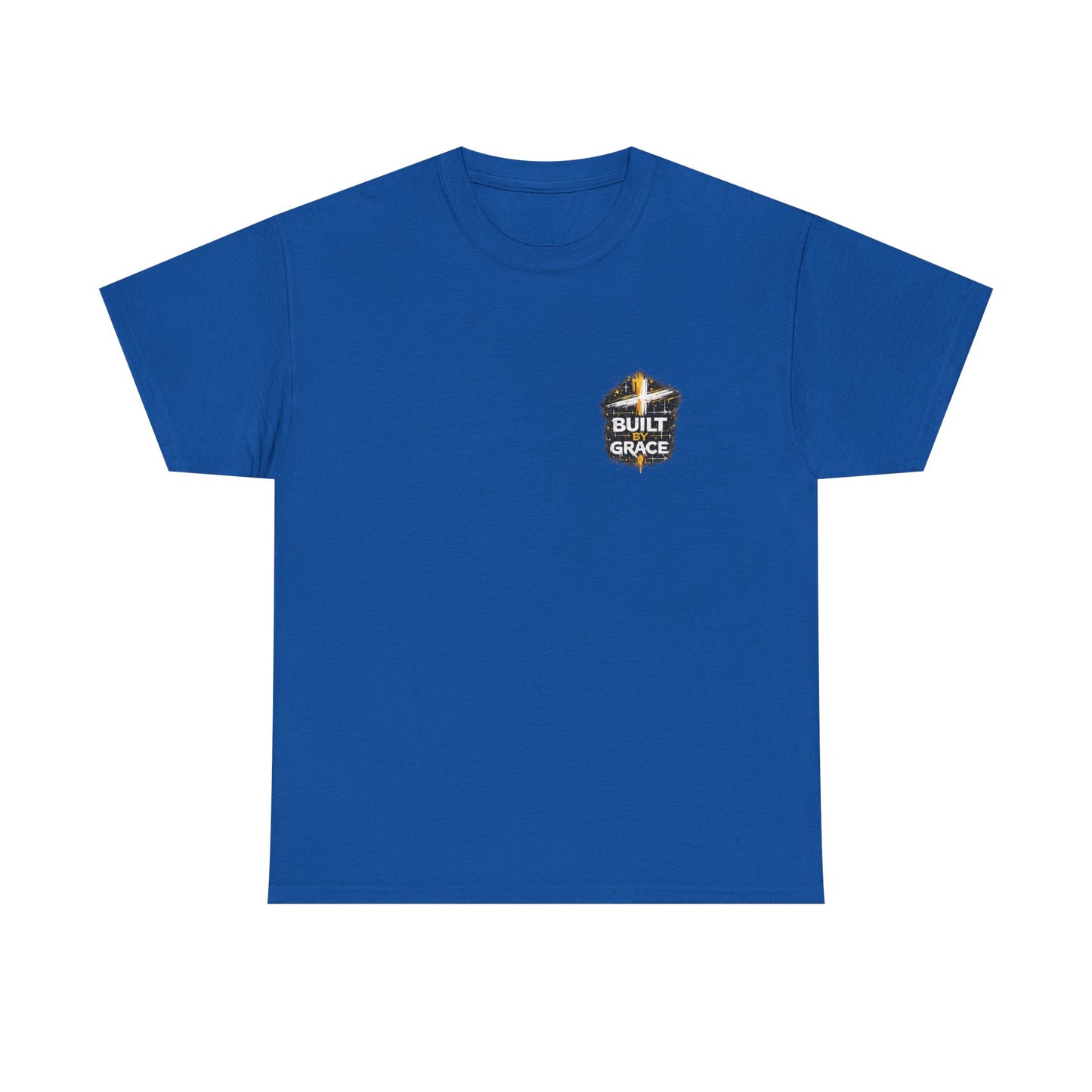 Built By Grace Christian Graphic T-Shirt | Still Under Construction Faith Streetwear Tee