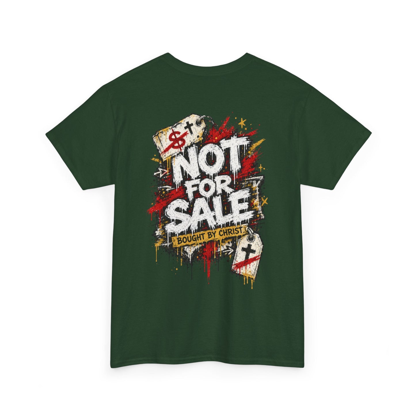 Not For Sale Christian Graphic T-Shirt | Bought By Christ Faith Streetwear Tee