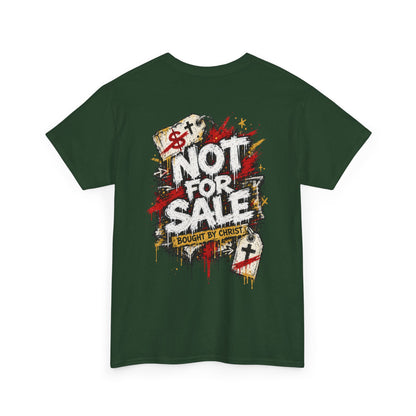 Not For Sale Christian Graphic T-Shirt | Bought By Christ Faith Streetwear Tee