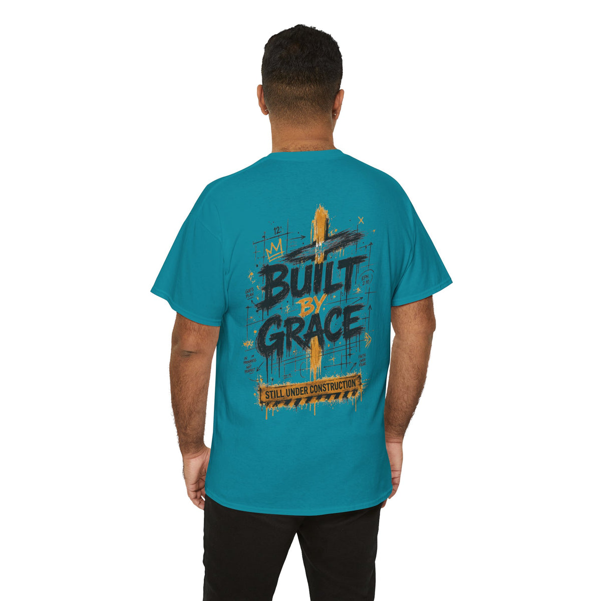 Built by Grace Christian Graphic T-Shirt - product view