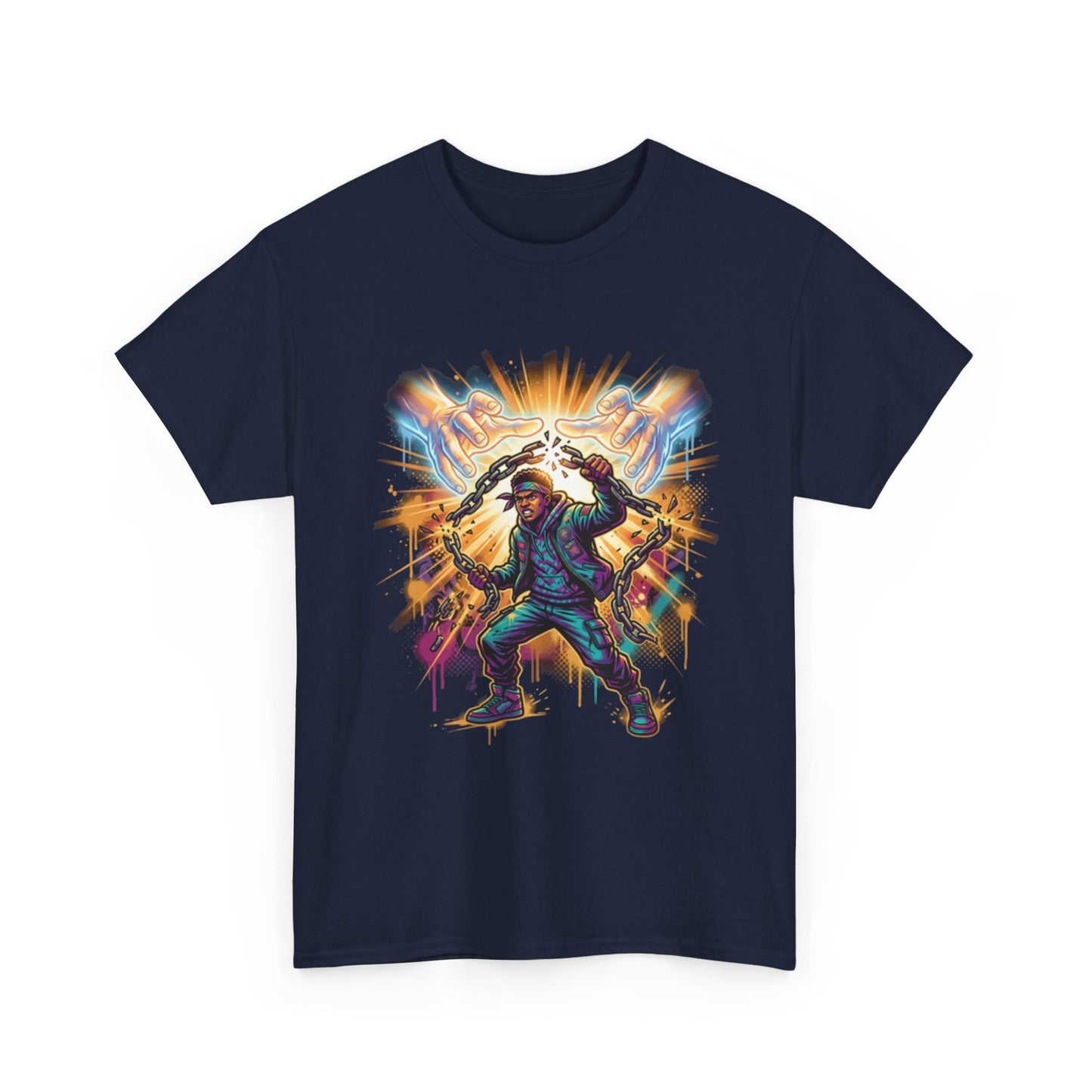 Break Every Chain Christian T-Shirt – Faith Streetwear Graphic Tee, Spiritual Freedom Jesus Shirt, Bold Religious Apparel