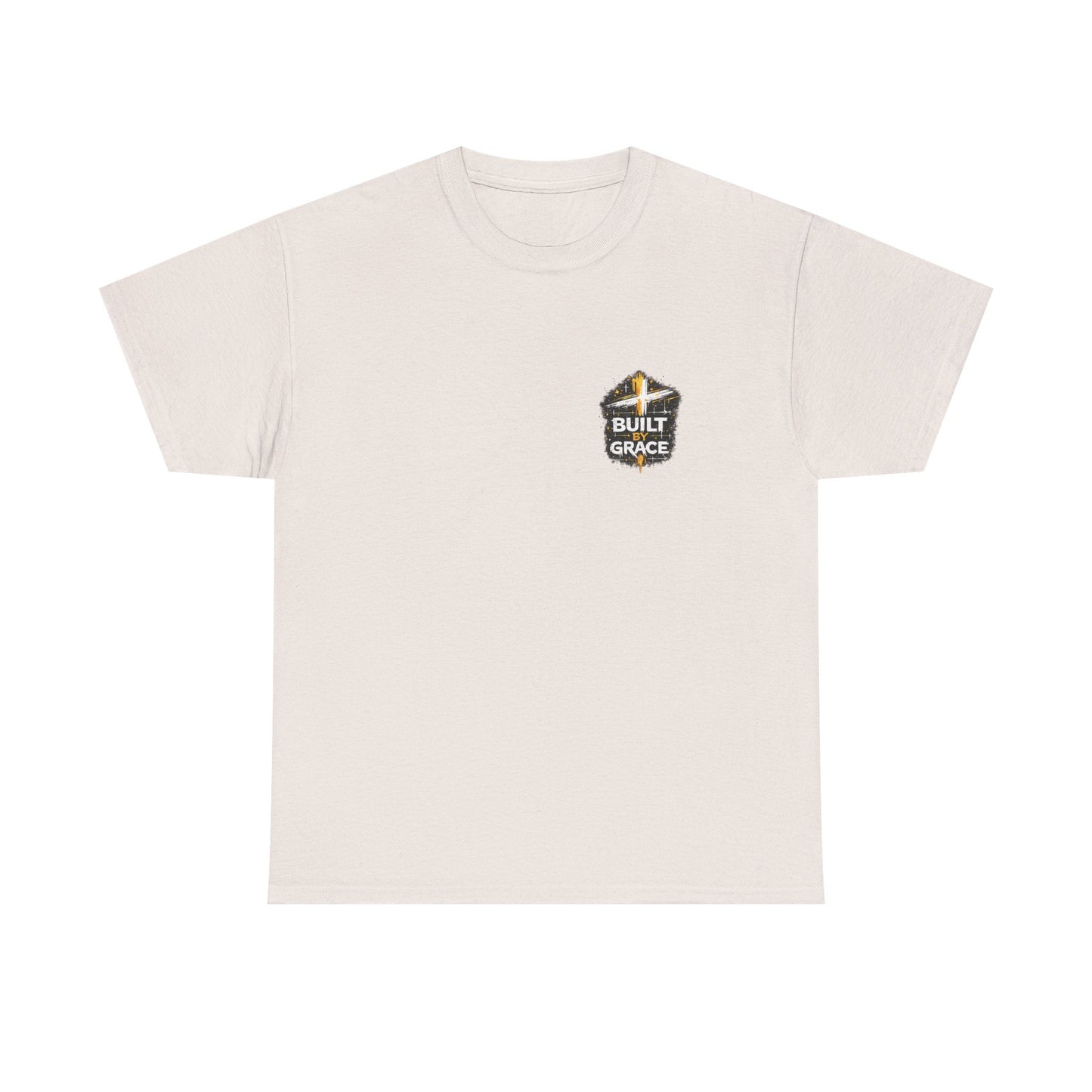 Built By Grace Christian Graphic T-Shirt | Still Under Construction Faith Streetwear Tee