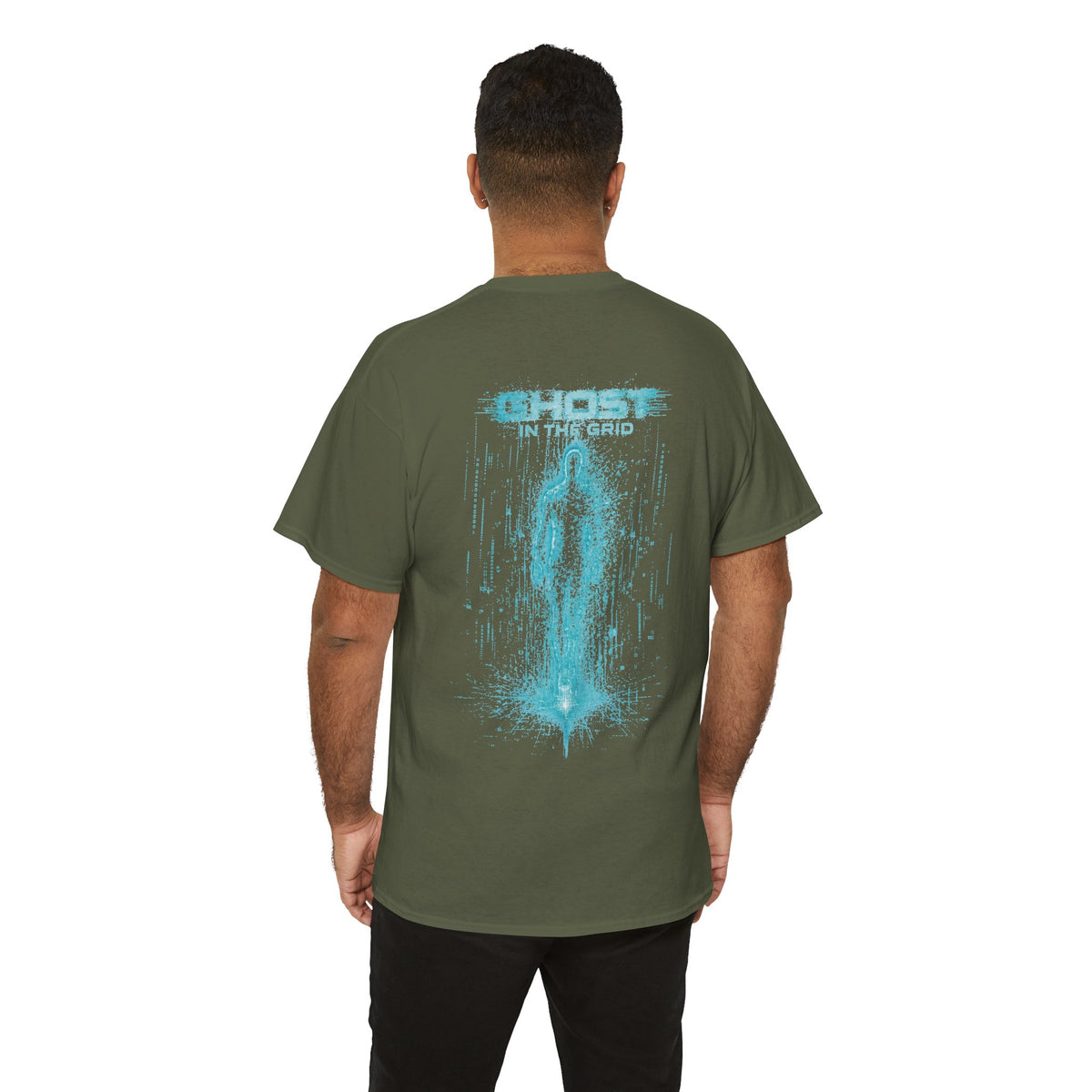 Ghost in the Grid Cyberpunk T-Shirt - product view