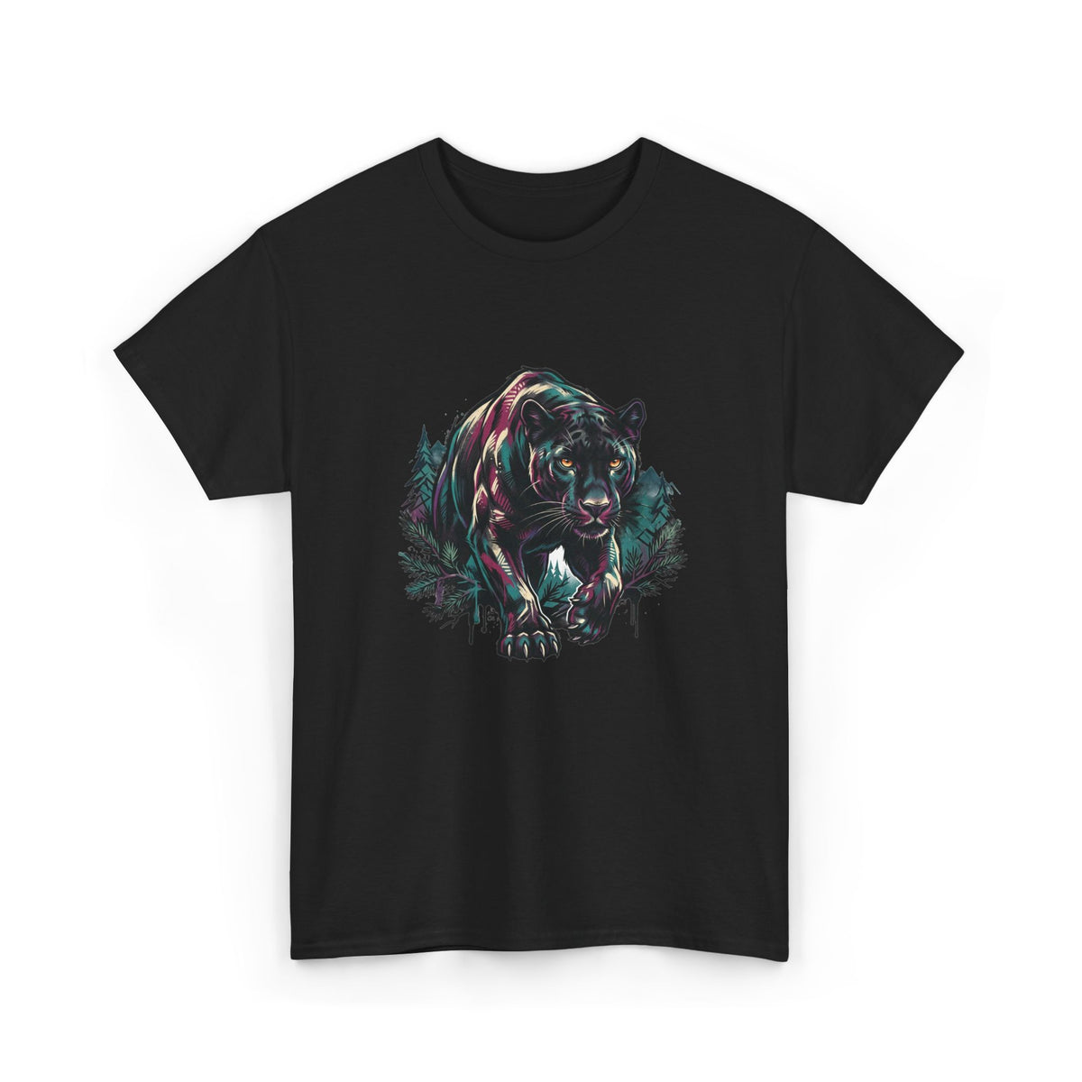 Midnight Prowler Graffiti Panther T-Shirt