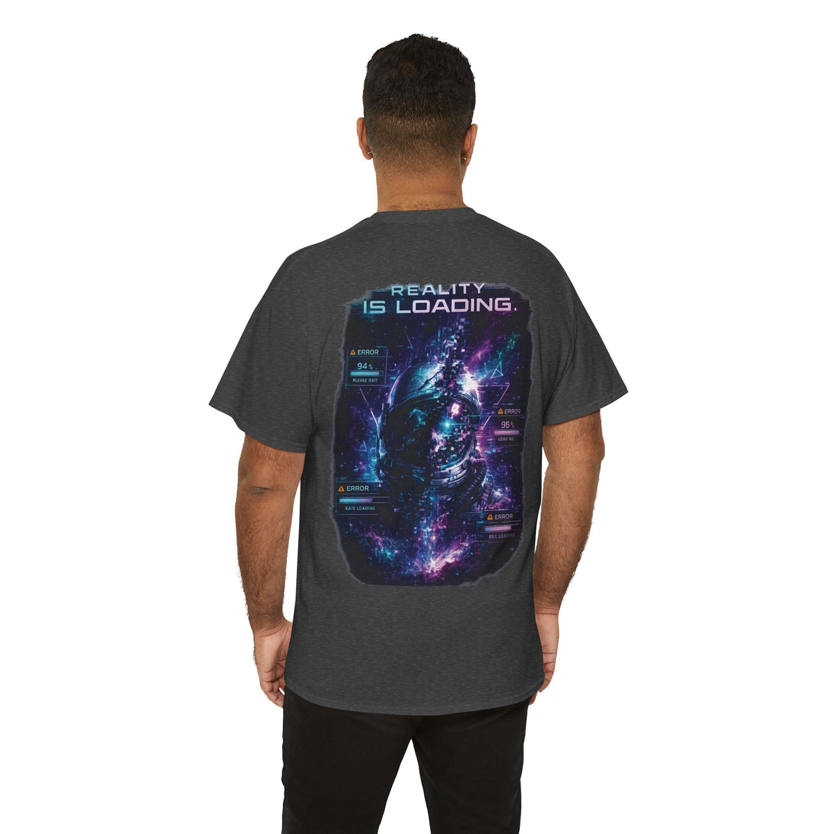 Cosmic Glitch Reality Is Loading Astronaut T-Shirt - product view