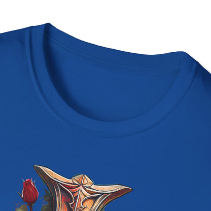 Cross & Roses T-Shirt —  Floral Christian Cross Shirt