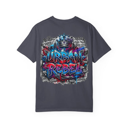 T-Shirt — Urban Rebel Graffiti Tee ("Urban Rebel" Back Design)