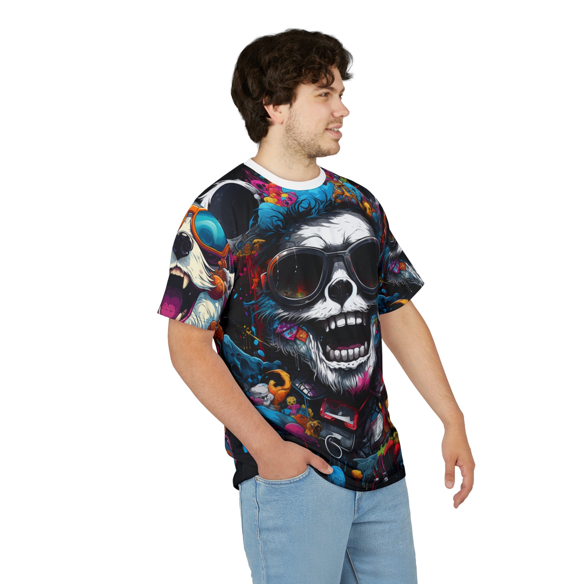 Skull Sunglasses All-Over Print T-Shirt - product view