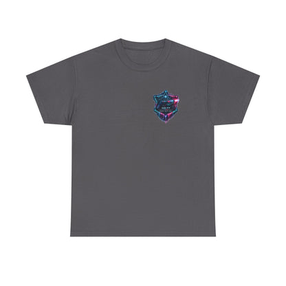 Neon Outlaw Cyberpunk Graphic T-Shirt - product view