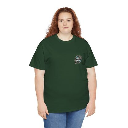 Running With the Lion Christian T-Shirt - product view