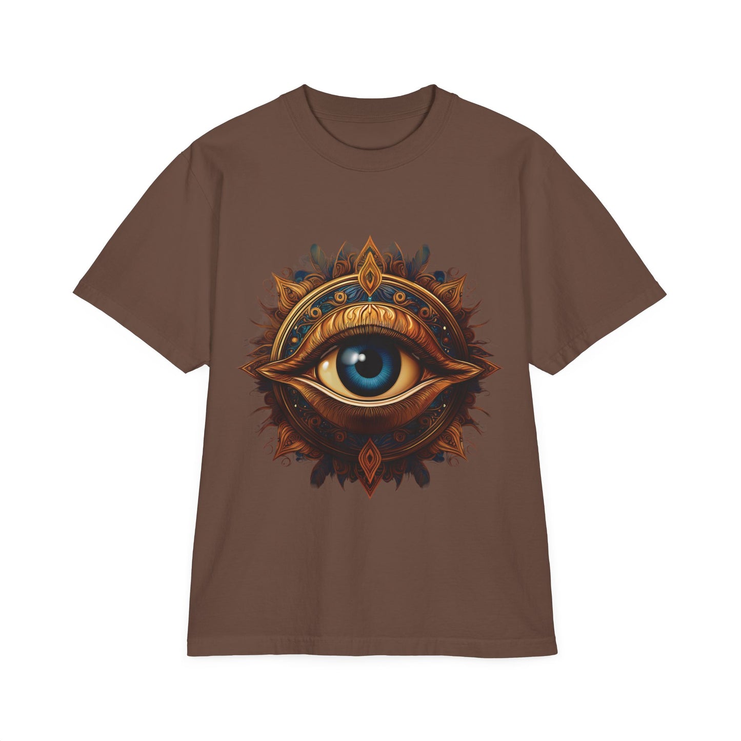 Mystic All-Seeing Eye T-Shirt — Boho Spiritual Graphic Tee