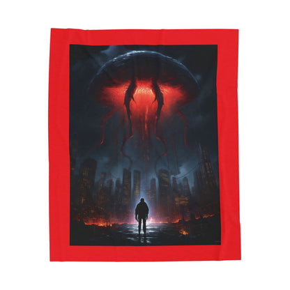 Cosmic Horror Velveteen Plush Blanket | Soft Warm Blanket, Gifts for Science Fiction Lovers, Cozy Home Decor, Unique Birthday Present, [...]