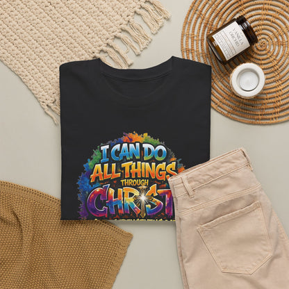 All Things Through Christ T-Shirt – Colorful Christian Tee