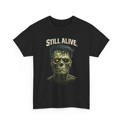 Still Alive Zombie Tee — Retro Horror Graphic T-Shirt