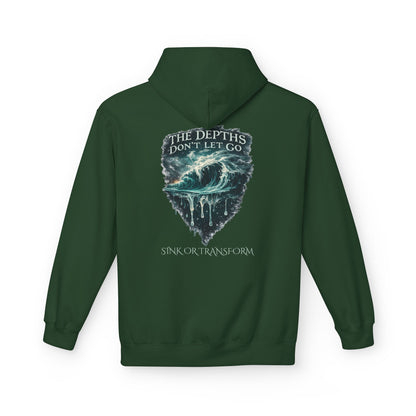 “The Depths Don’t Let Go” Ocean Wave Hoodie