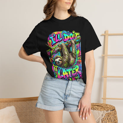 I'll Do It Later Sloth T-Shirt