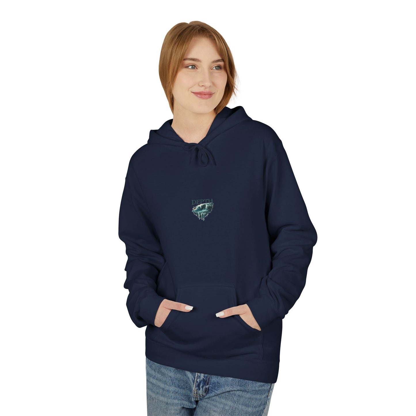 “The Depths Don’t Let Go” Ocean Wave Hoodie