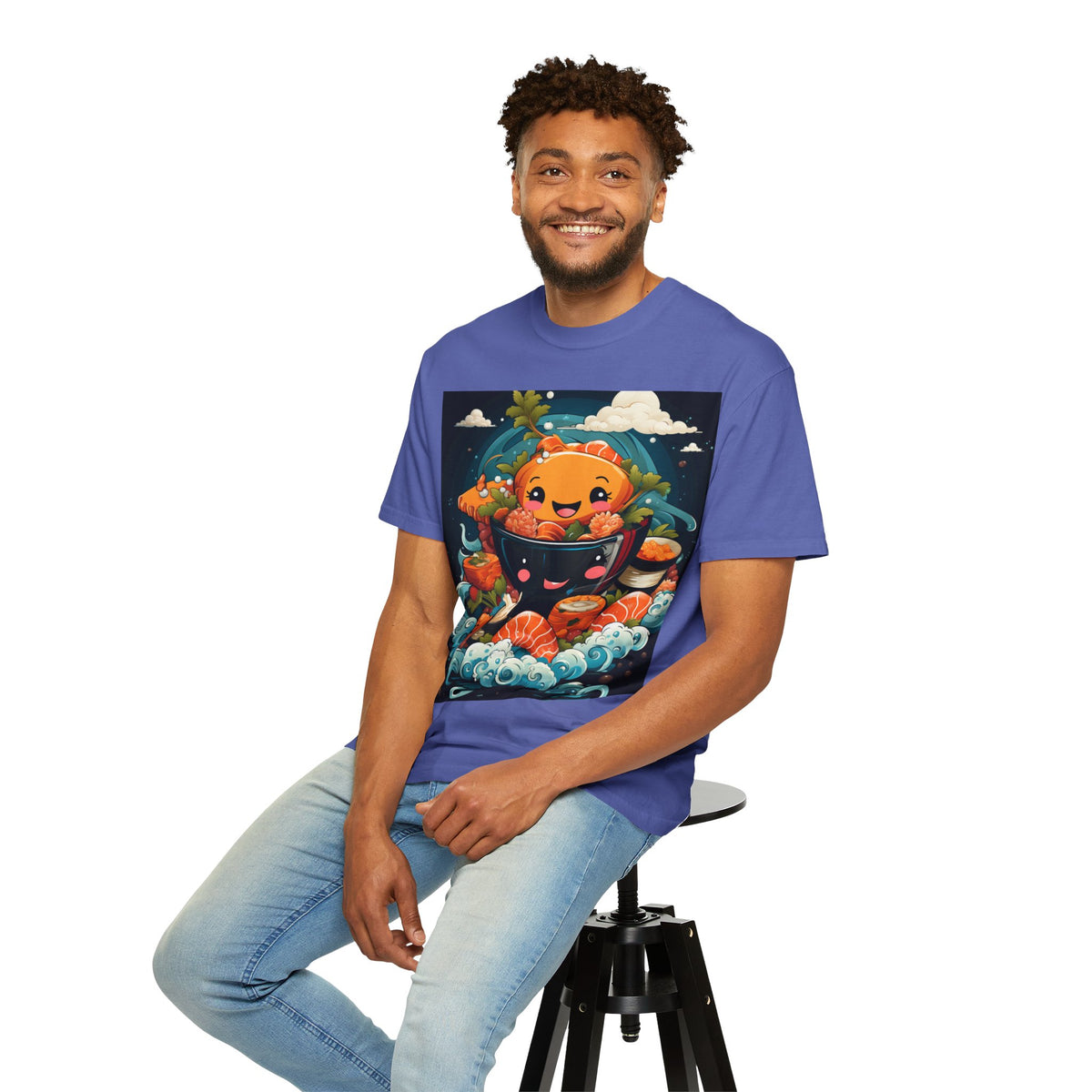 Cute Ramen Bowl T-Shirt | Foodie Graphic Tee - product view