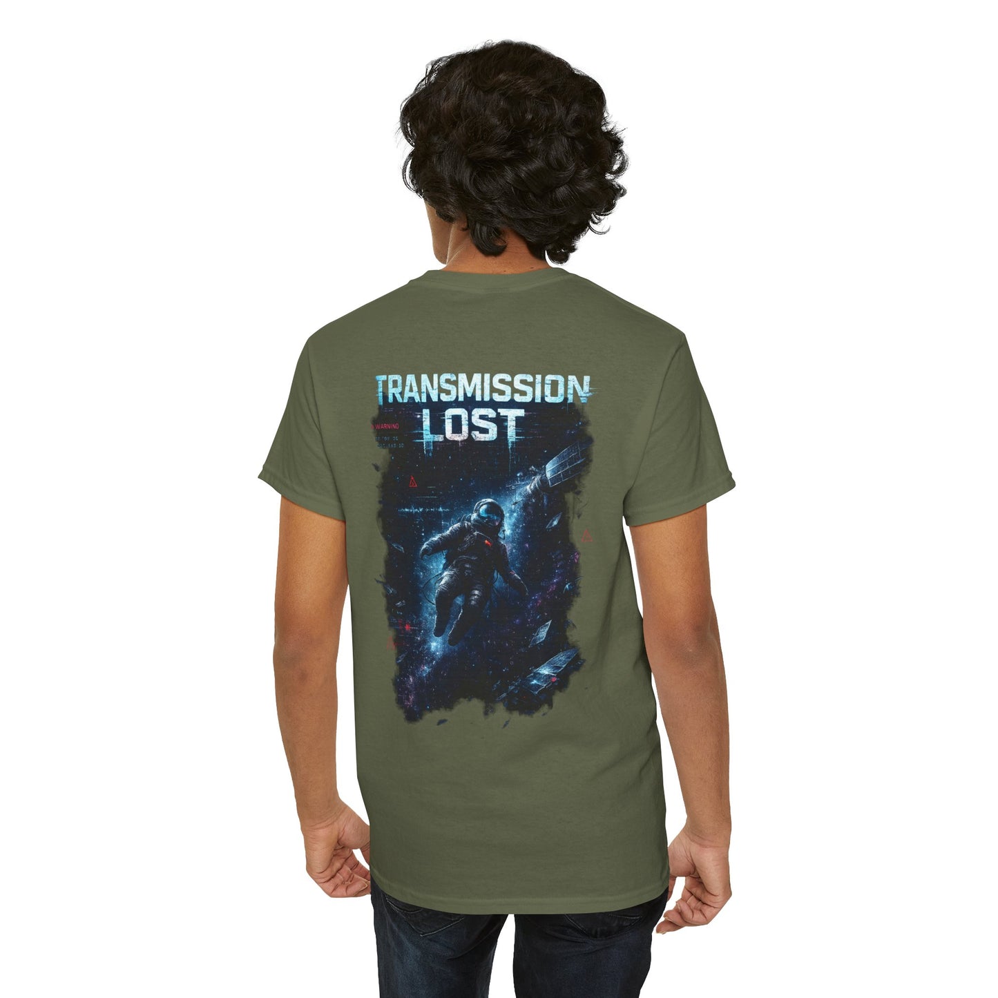 Transmission Lost Astronaut T-Shirt | Sci-Fi Space Graphic Tee, Futuristic Cosmic Streetwear Shirt