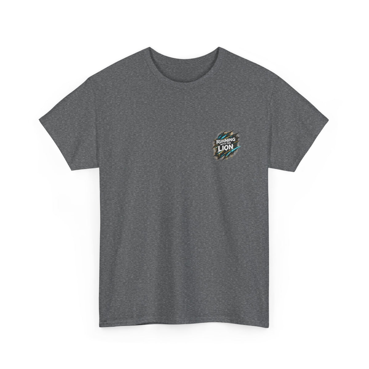 Running With the Lion Christian T-Shirt - product view