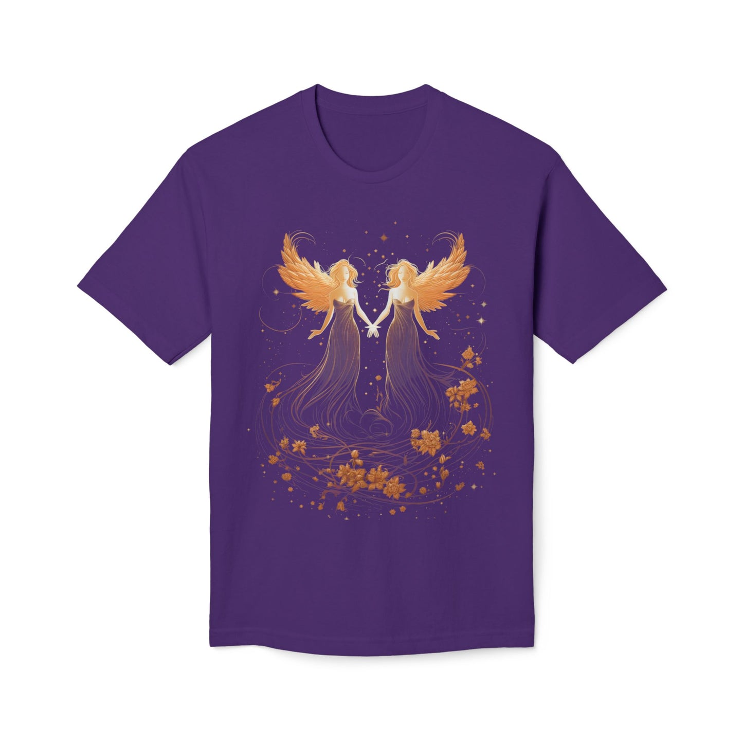 Angel Wings T‑Shirt — Ethereal Twin Angels Design