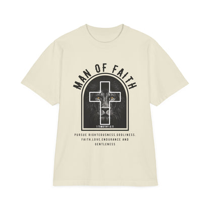 Man of Faith T-Shirt — Cross & Lion Christian Tee