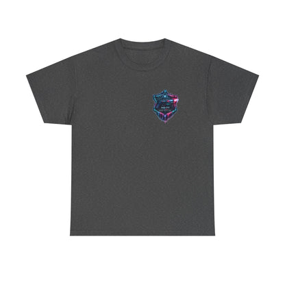 Neon Outlaw Cyberpunk Graphic T-Shirt - product view