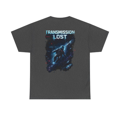 Transmission Lost Astronaut T-Shirt | Sci-Fi Space Graphic Tee, Futuristic Cosmic Streetwear Shirt