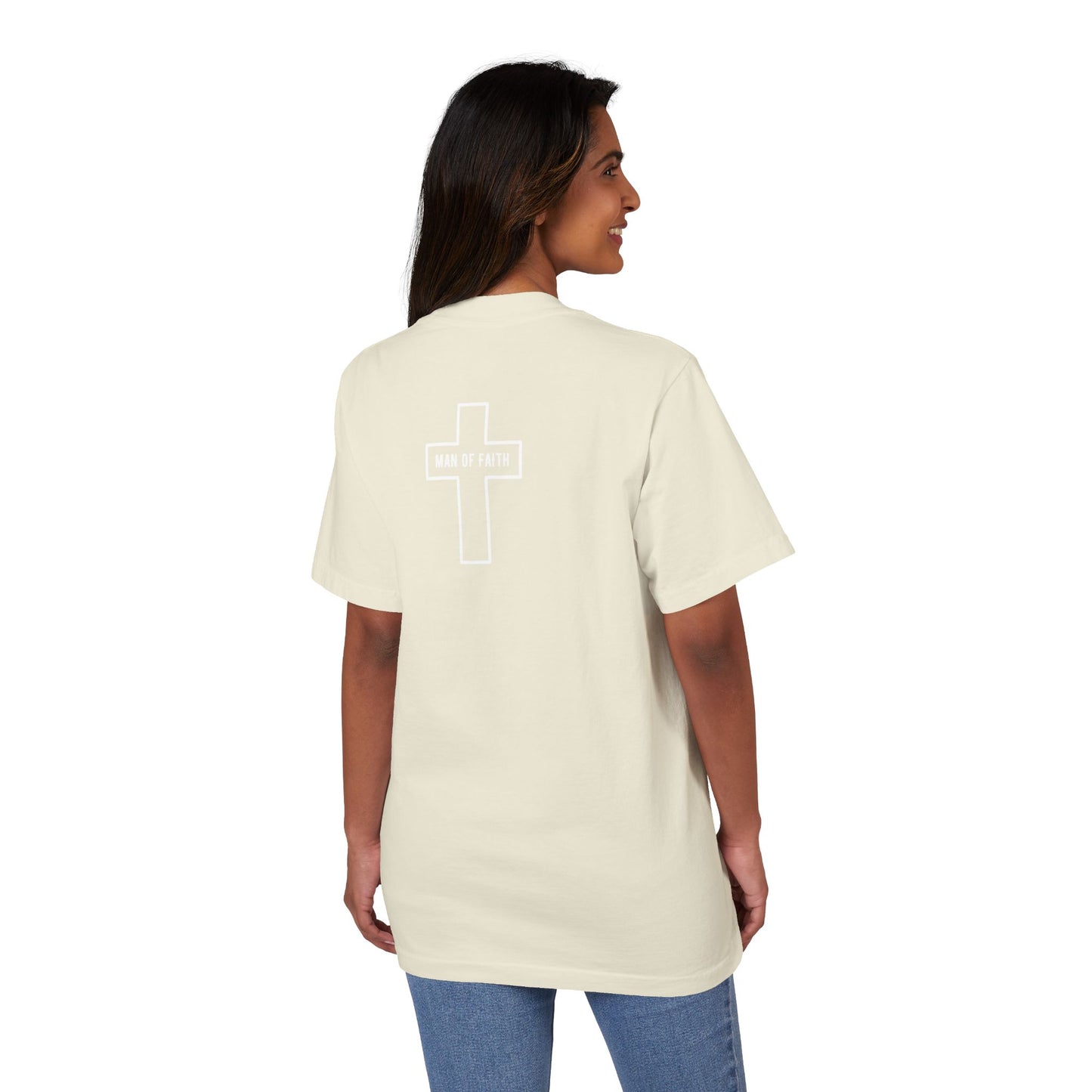 Man of Faith T-Shirt — Cross & Lion Christian Tee