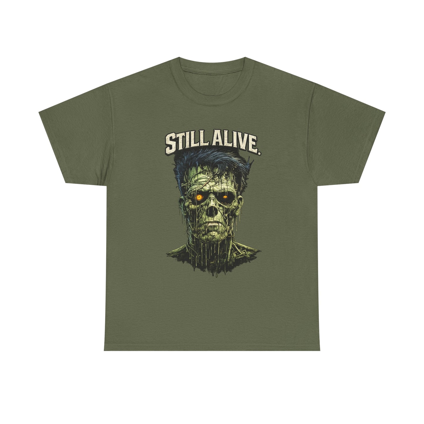 Still Alive Zombie Tee — Retro Horror Graphic T-Shirt