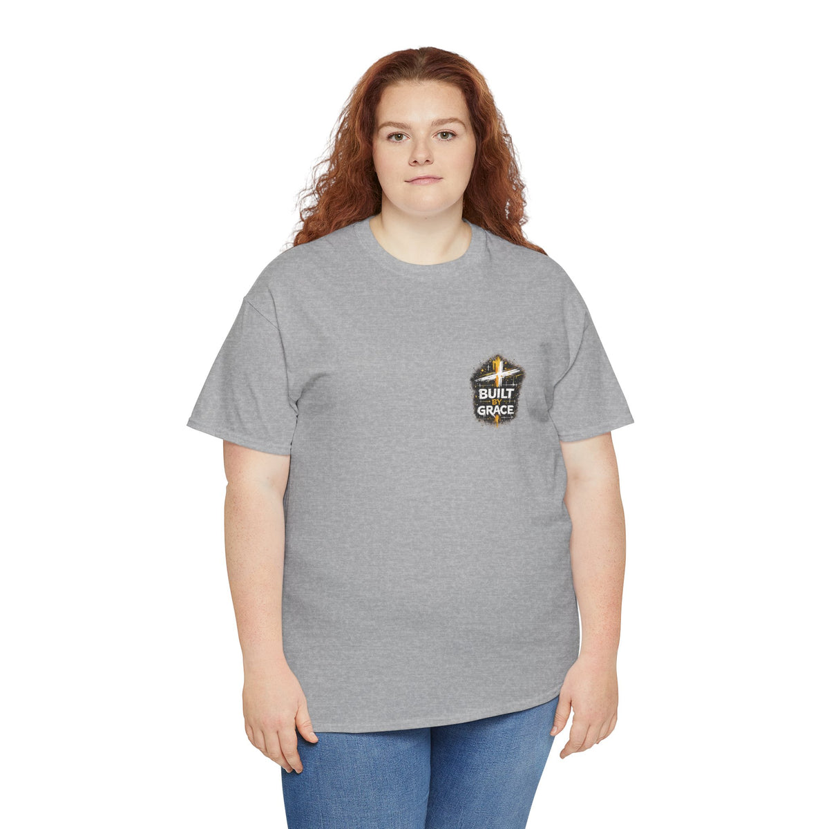 Built by Grace Christian Graphic T-Shirt - product view