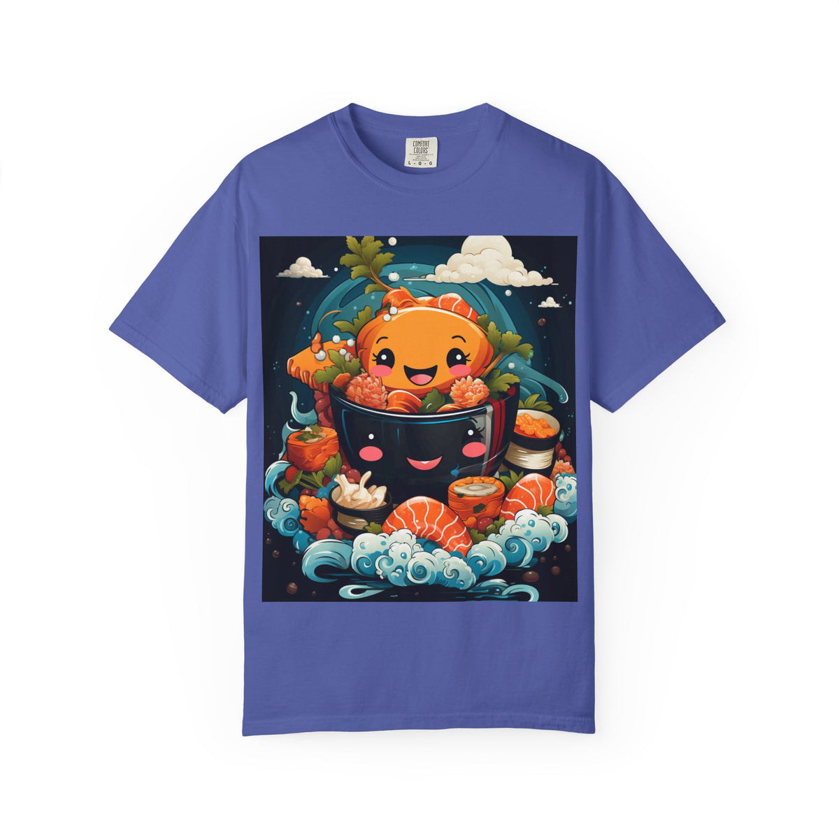 Cute Ramen Bowl T-Shirt | Foodie Graphic Tee - product view