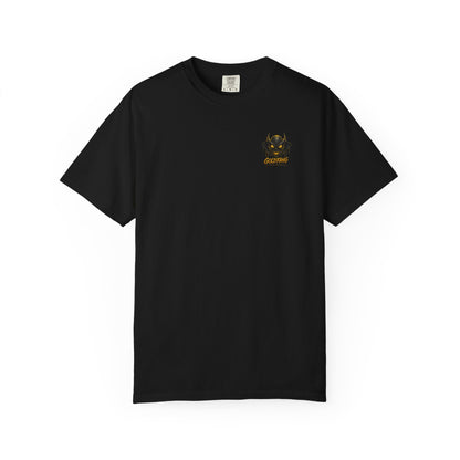 Glowing Demon Skull Graphic T-Shirt - product view