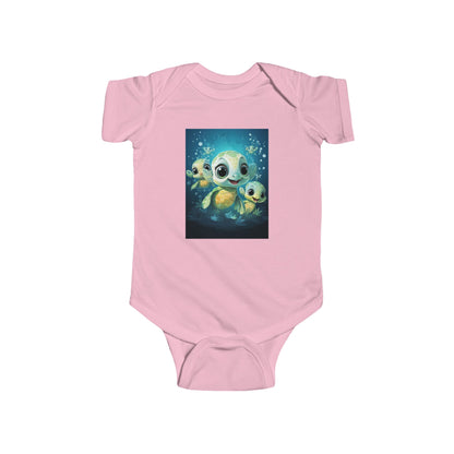 Cute Sea Turtle Baby Bodysuit — Adorable Ocean Turtle Infant Onesie