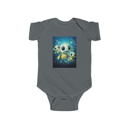 Cute Sea Turtle Baby Bodysuit — Adorable Ocean Turtle Infant Onesie